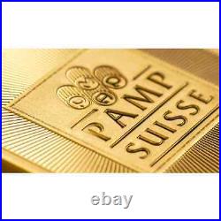 Lot of 5 New Design 1 oz PAMP Suisse Gold Bar. 9999 (CertiPAMP Assay)
