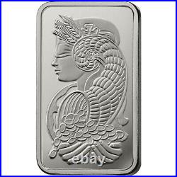 Lot of 5 Pamp Suisse Fortuna 1 gram Platinum Bar 999.5 Fine in Sealed Assay