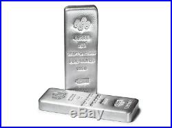Lot of 5 Silver 100 oz PAMP Suisse Silver Cast. 9999 Fine Silver Bars