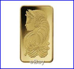 NEW PAMP SUISSE Gold 1 Gram Bar 24KT. 9999 Fine In Veriscan Assay