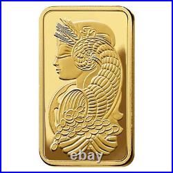 NOT VERISCAN 10 gram Gold Bar PAMP Suisse Lady Fortuna. 9999 Fine (In Assay)