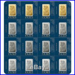 New Pamp Suisse Multigram Portfolio 2.5 Gram Gold, Palladium, Platinum Silver