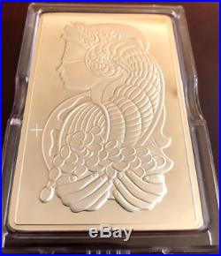 PAMP 5 Ounce Silver Bar. 999 Certificated Includes 2.5 g Pamp Gold Investment