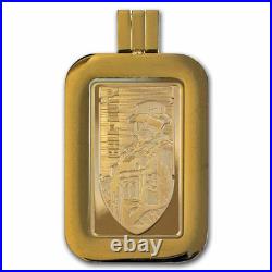 PAMP 5 gram Gold MWIII Call of Duty Prooflike Bar in Bezel