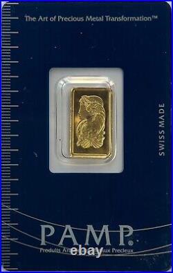 PAMP Fortuna 2.5 gram. 9999 Fine Gold Bar, Sealed # 417417