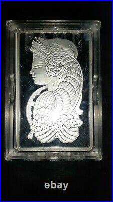 PAMP Fortuna 5 oz. Pure SIlver Bar Sealed in Assay New Sealed