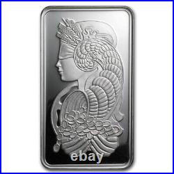 PAMP Fortuna Silver Minted Bar 100 Grams