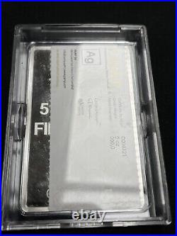 PAMP Fortuna Silver Minted Bar 5 oz