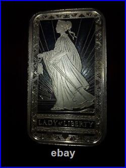 PAMP Lady of Liberty 1 oz Silver Bar 999.0 Fine