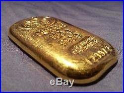 PAMP SUISSE 100 gram. 9999 fine Gold Bar with Certified Assay