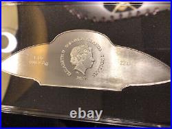 PAMP SUISSE 2020 UFO 1oz Silver Bar. 9999 Fine Only 3000 Minted CHRISTMAS GIFT