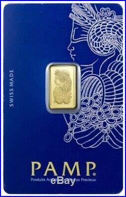 PAMP SUISSE 5 Gram Gold Bar NEW 24KT. 9999 In VERISCAN Security Assay Card