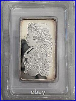 PAMP SUISSE Lady Fortuna 100 gram. 999 Fine Silver Bar Beautiful Toning