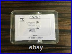 PAMP SUISSE Lady Fortuna 100 gram. 999 Fine Silver Bar Original packaging New