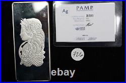 PAMP SUISSE Lady Fortuna Switzerland 500 gram 16 oz 999 FINE Silver art bar C726