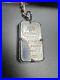 PAMP Suisse 1/2 Oz. 999 Fine Silver Bar Pendant Fortuna Design Vintage Petina