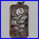 PAMP Suisse 1/2 Oz Fine Silver Bar. 999 Silver Pendant Rose Roses