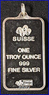 PAMP Suisse 1 oz. 999 Fine Silver Bar / Pendant Four Seasons Scarce Design