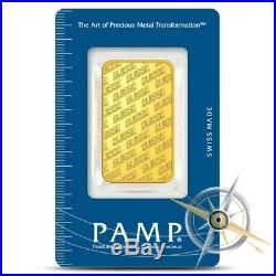 PAMP Suisse 1 oz. 9999 Fine Gold Bar Sealed in Assay Card