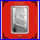 PAMP Suisse 100 Gram Silver Bar 2012 Lunar Year of the Dragon