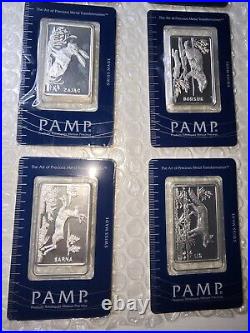 PAMP Suisse 12 silver bars 1oz Poland animals Series. 1000pcs Mintage, VERY RARE