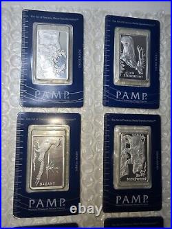 PAMP Suisse 12 silver bars 1oz Poland animals Series. 1000pcs Mintage, VERY RARE