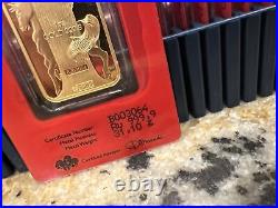 PAMP Suisse 2014 Lunar Year Of The Horse 1 oz Gold Bar in Assay 1 oz Gold Bar