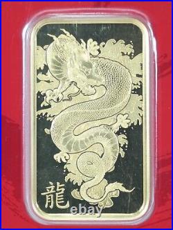 PAMP Suisse 2024 Lunar Year of The Dragon? 1 Oz Gold Bar Sealed in Assay New