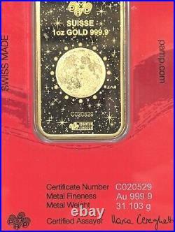 PAMP Suisse 2024 Lunar Year of The Dragon? 1 Oz Gold Bar Sealed in Assay New