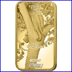 PAMP Suisse 5 Gram Gold Bar 2022 Lunar Year Of The Tiger