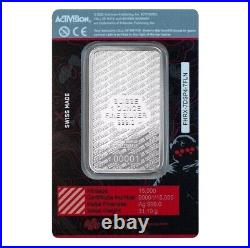 PAMP Suisse Call of Duty 20th Anniversary 1 oz Silver Bar (15,000 Mintage)