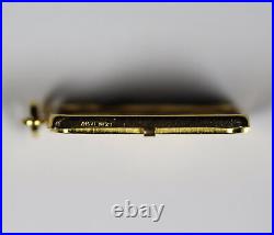 PAMP Suisse Chiasso Lady Fortuna 20g. 9999 Fein Gold Bar Pendant in 21K Bezel