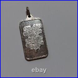 PAMP Suisse Essayer 10g Fine Silver Bar. 999 Fine Silver Pendant Four Seasons