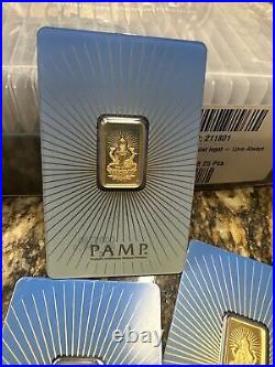 PAMP Suisse Faith Lakshmi 5 Gram Gold Bar In Assay 5g Gold Bar