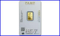 PAMP Suisse Fortuna 2.5 gram. 9999 Gold Bar Sealed with Assay Card