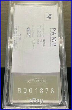 PAMP Suisse Fortuna 500 g. 999 Fine Silver Bar in Capsule with Assay 1/2 kg kilo