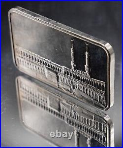 PAMP Suisse Ka Bah Mecca Switzerland 1oz 999 FINE Silver bar C4705