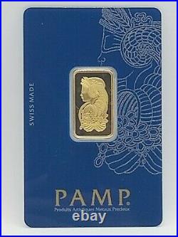 PAMP Suisse Lady Fortuna 10 Gram GOLD 999.5 SEALED Veriscan Bar #C102897