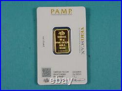 PAMP Suisse Lady Fortuna 10 gram. 9999 Gold Bar Sealed. VERISCAN