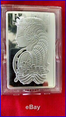 PAMP Suisse Lady Fortuna 10 oz. 999 Silver Bar with Case & COA