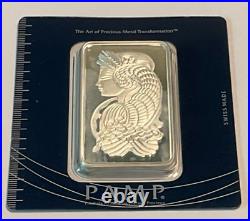 PAMP Suisse Lady Fortuna, 100 Gram 0.999 Fine Silver Bar, Sealed In Assay Card