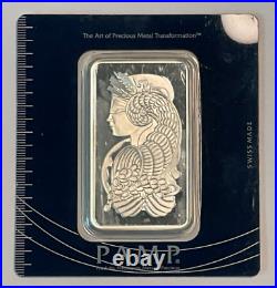 PAMP Suisse Lady Fortuna, 100 Gram 0.999 Fine Silver Bar, Sealed In Assay Card