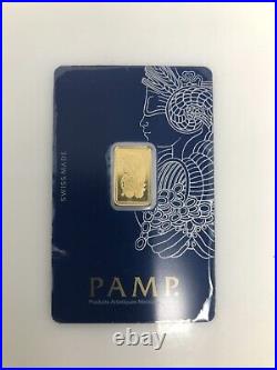 PAMP Suisse Lady Fortuna 2.5 Gram 999.9 Fine Gold Bar