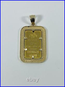 PAMP Suisse Lady Fortuna 2.5 gram Gold Bar in 14k greek bezel