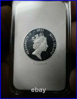 PAMP Suisse Lincoln 2015 999 Fine Silver bar Niue Island 176/2015 WOW! C1015