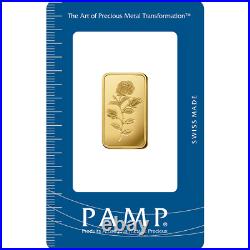 PAMP Suisse ROSA 10 gram Gold Bar (In Assay)