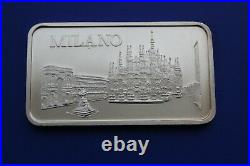 PAMP Suisse Swiss silver 1 oz bar Milano Italy