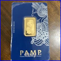 PAMP Swiss Made 10 gram AU 999.9 Gold Bar Sealed Assay Card VERISCAN