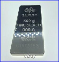 Pamp Lady Fortuna Suisse Silver Bar 500g
