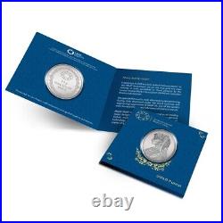 Pamp MMTC Princess Oval Shaped 50 Gram Silver Coin In Card